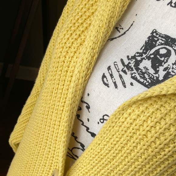Free People Mustard Button-Up Cardigan - Picture 3 of 8